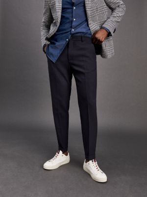 tommy hilfiger black trousers