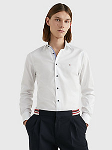 Tommy Hilfiger Veste chemise blanc style d\u00e9contract\u00e9 Mode Vestes Vestes chemises 