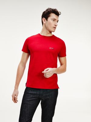 Mercedes-Benz Logo Cotton T-Shirt | RED | Tommy Hilfiger