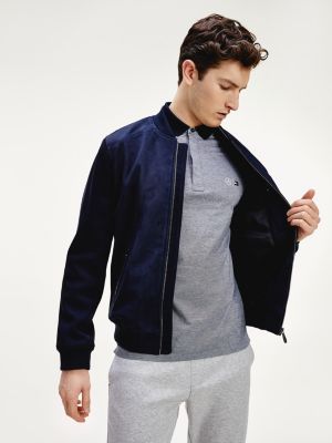 tommy hilfiger bomber jacket blue