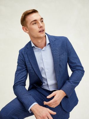 tommy hilfiger light blue suit