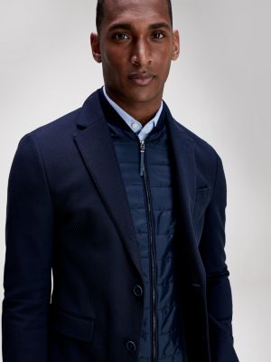 Zip-Thru Slim Fit Blazer | BLUE | Tommy 