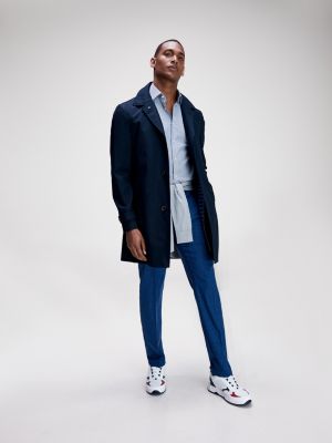 tommy hilfiger tailored cotton car coat