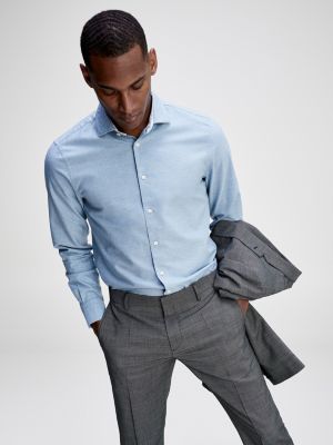 tommy hilfiger oxford shirt slim fit