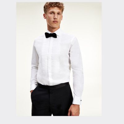 tommy hilfiger tuxedo shirt