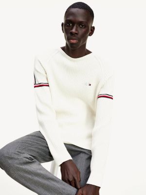 tommy hilfiger crew neck jumper mens