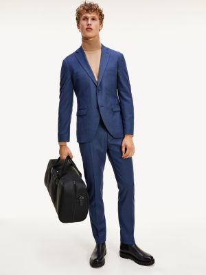 TH Flex Solid Slim Fit Suit | BLUE 