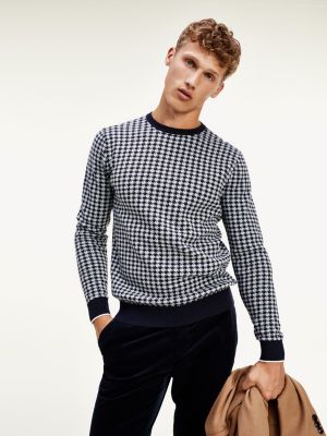tommy hilfiger crew neck jumper mens
