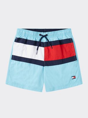 tommy hilfiger blue swim shorts