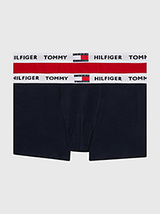 rot 2er-pack 1985 collection trunks aus jersey für boys - tommy hilfiger