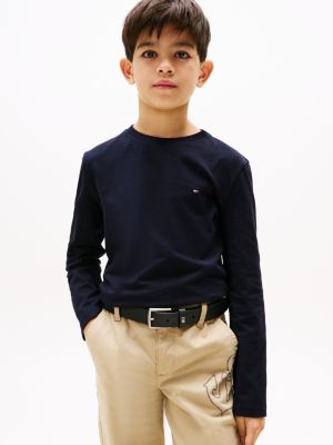 multi 2-pack long sleeve lounge t-shirts for boys tommy hilfiger