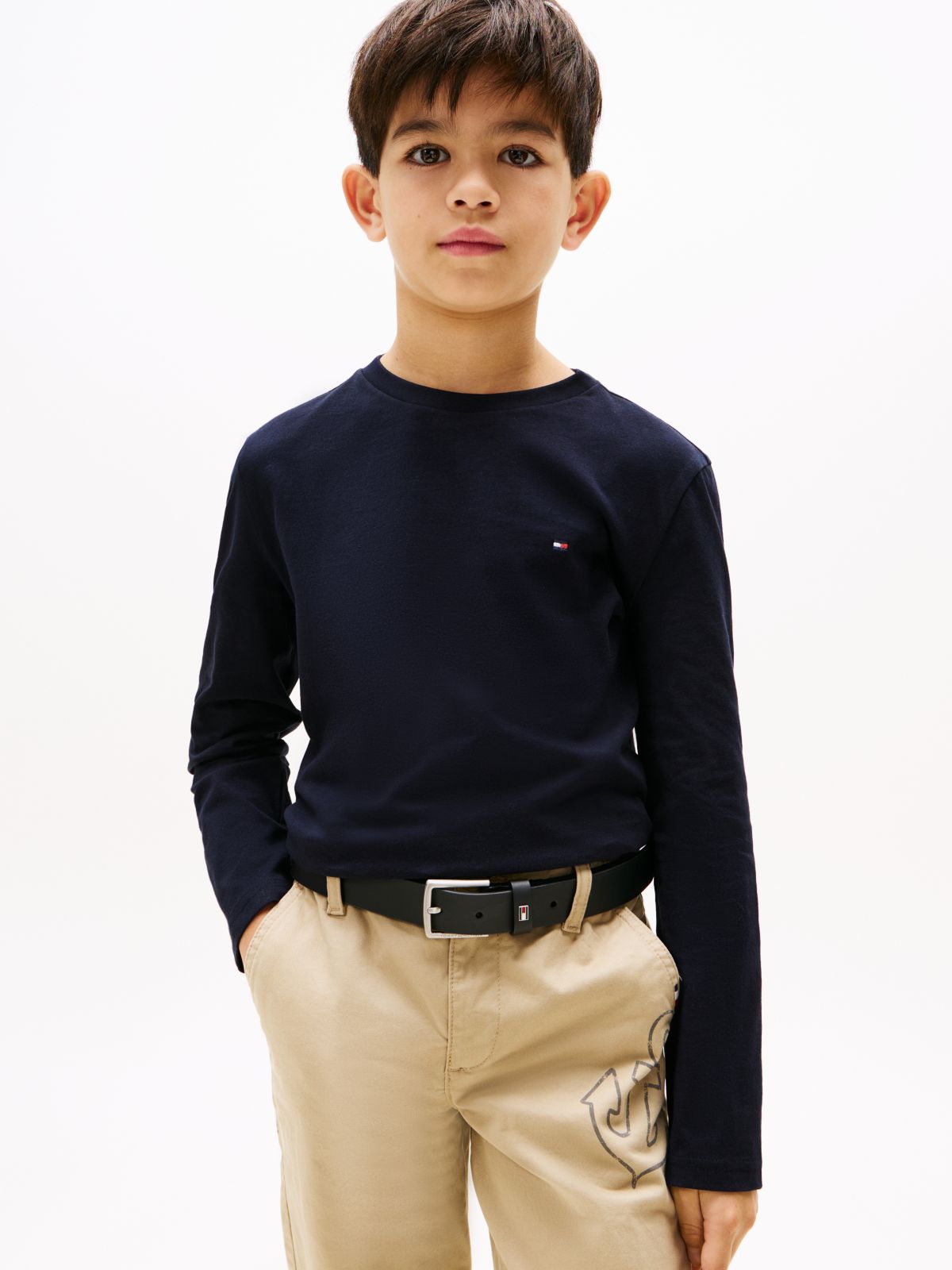 2-Pack Signature Jersey Long Sleeve Lounge T-Shirts — Blue