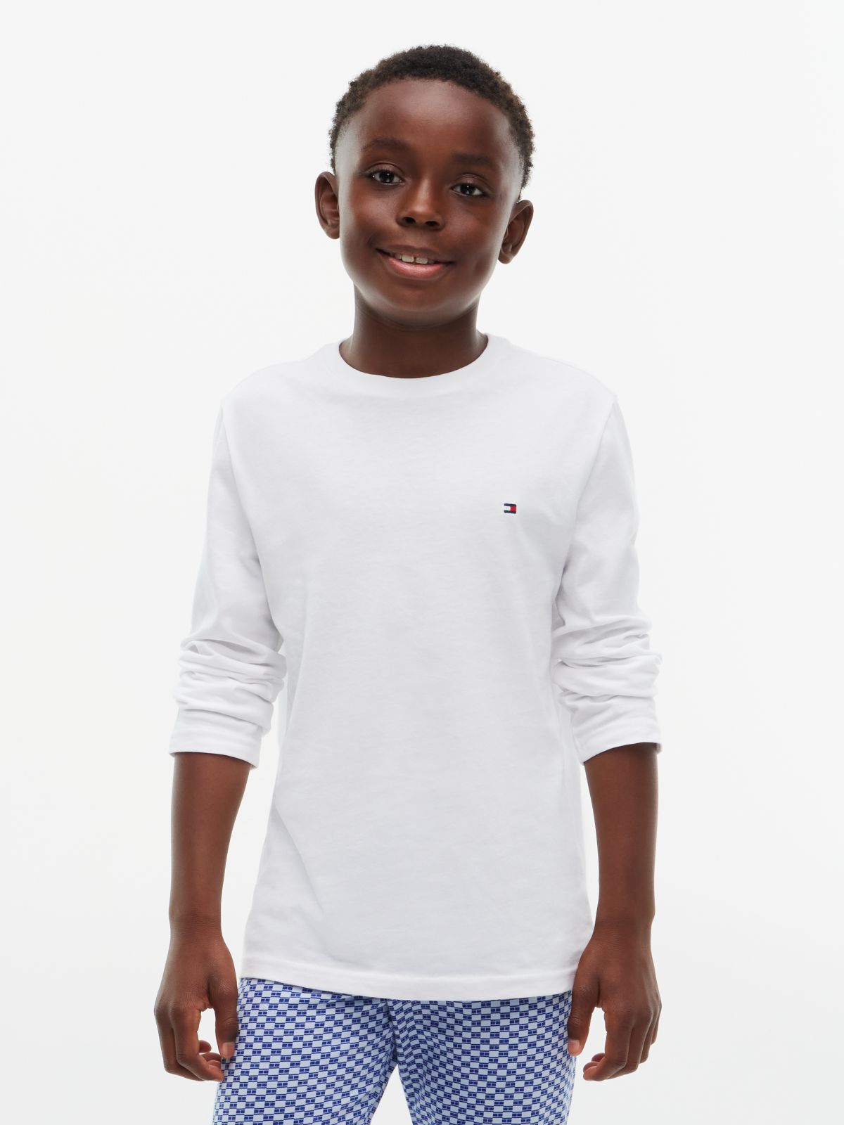 2-Pack Signature Jersey Long Sleeve Lounge T-Shirts — Blue