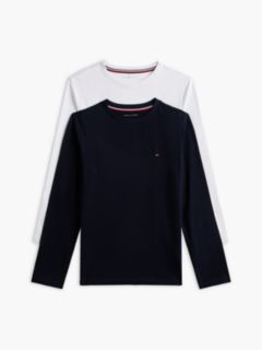 2-Pack Signature Jersey Long Sleeve Lounge T-Shirts — Blue 1