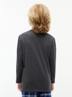 2-Pack Signature Jersey Long Sleeve Lounge T-Shirts — Brown 5