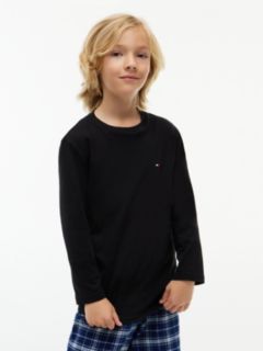 2-Pack Signature Jersey Long Sleeve Lounge T-Shirts — Brown 6