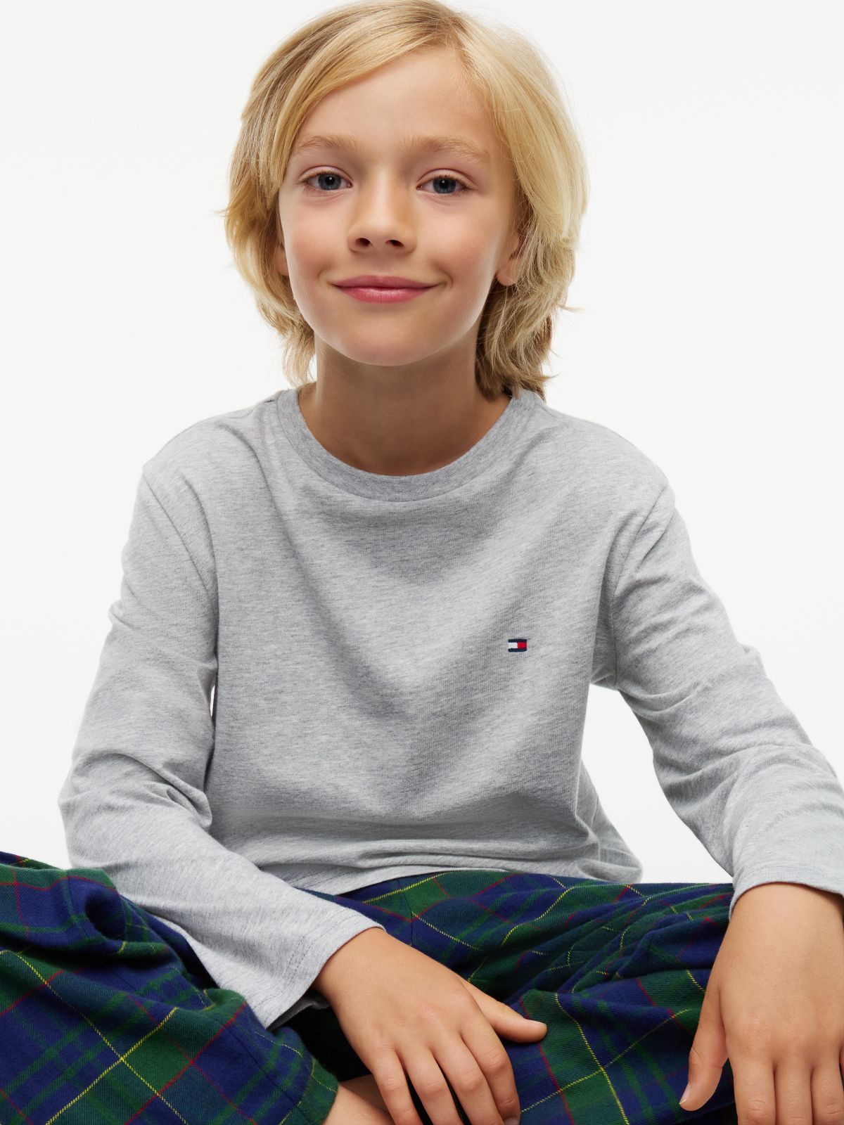 2-Pack Signature Jersey Long Sleeve Lounge T-Shirts — Pink