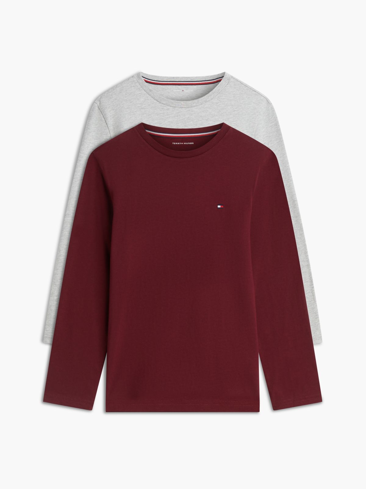 2-Pack Signature Jersey Long Sleeve Lounge T-Shirts — Pink