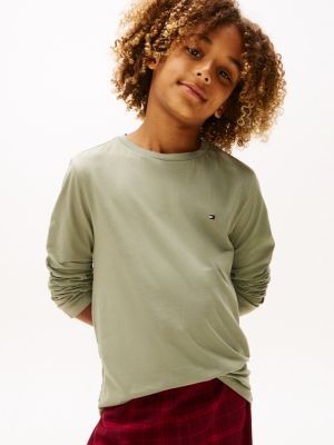 multi 2er-pack signature langarmshirts für jungen - tommy hilfiger