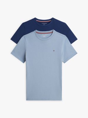 multi 2er-pack signature lounge-t-shirts für jungen - tommy hilfiger