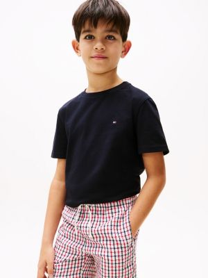 blau 2er-pack signature t-shirts für jungen - tommy hilfiger