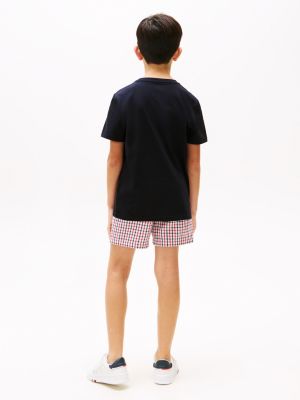 blue 2-pack signature t-shirts for boys tommy hilfiger