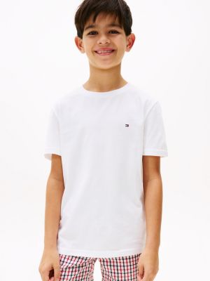 blau 2er-pack signature t-shirts für jungen - tommy hilfiger