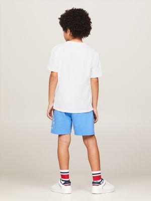 blau 2er-pack signature t-shirts für jungen - tommy hilfiger