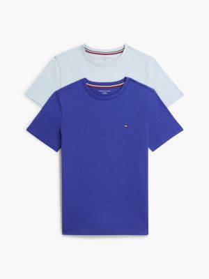 brown 2er-pack signature lounge t-shirts aus jersey für jungen - tommy hilfiger