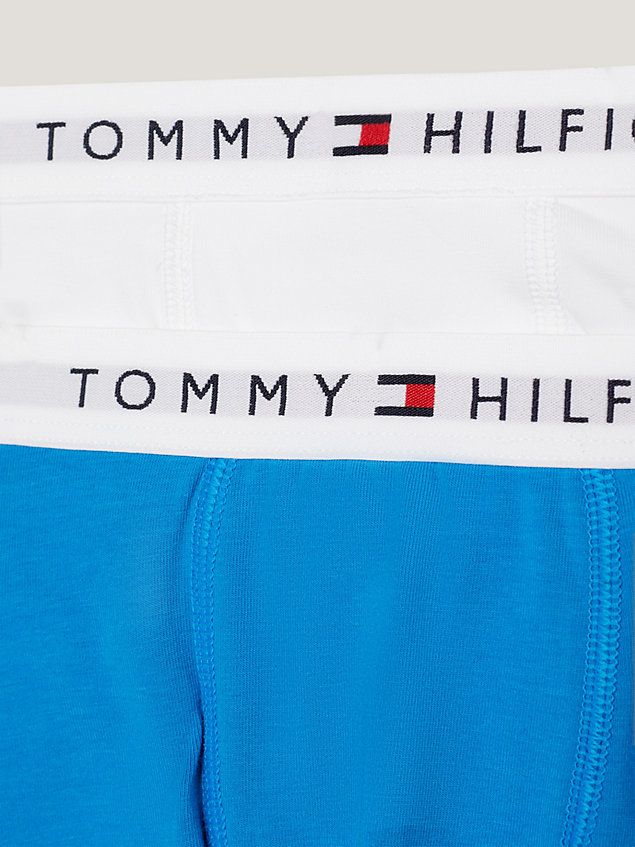 green th original 2-pack logo waistband trunks for boys tommy hilfiger