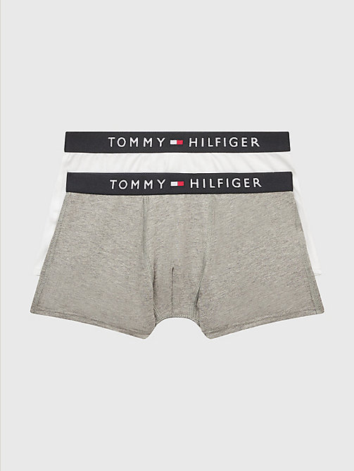 wit set van 2 original boxershorts voor boys - tommy hilfiger