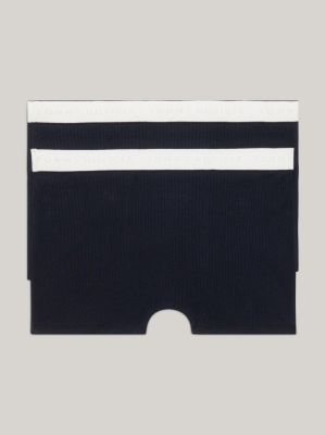 pink th established 2-pack logo waistband trunks for boys tommy hilfiger