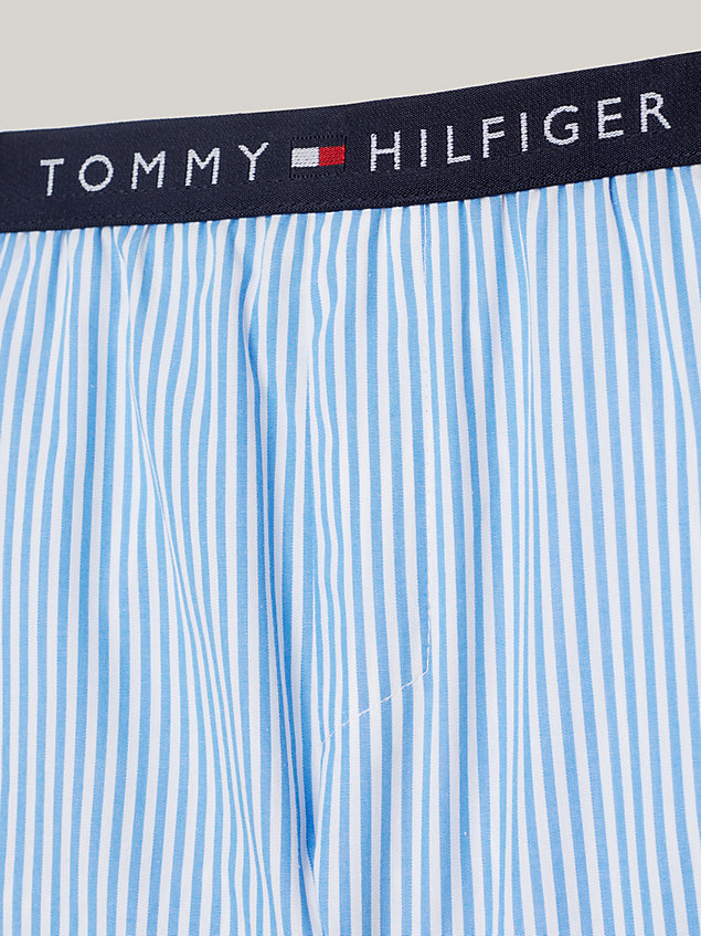 blue th original logo waistband boxer shorts for boys tommy hilfiger