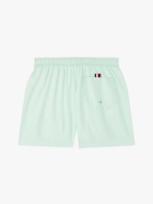 green mid length swim trunks for boys tommy hilfiger