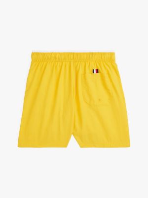 yellow mid length swim trunks for boys tommy hilfiger