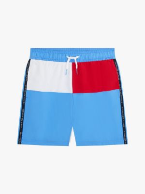 TOMMY HILFIGER - Men's logo swim briefs with colorblock detail