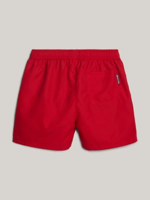 Red tommy hilfiger swim trunks online