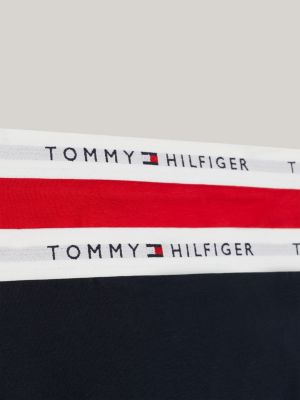 2 pack boxer aderenti signature con logo giallo da bambini tommy hilfiger