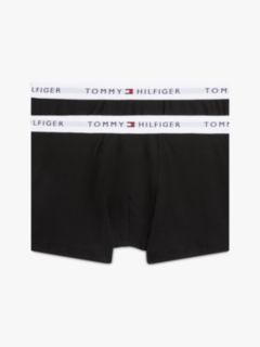 2-Pack Signature Logo Waistband Trunks — Black 1