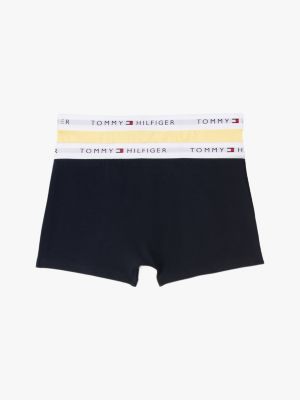 lot de 2 boxers signature plusieurs couleurs pour garçons tommy hilfiger