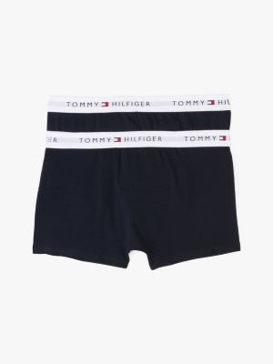 meerdere kleuren signature set van 2 boxershorts voor jongens - tommy hilfiger