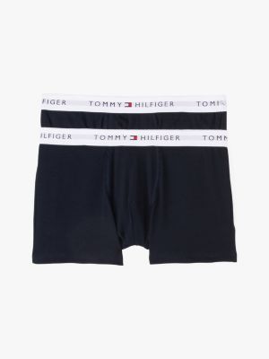 2 pack boxer aderenti signature con logo multi da bambini tommy hilfiger