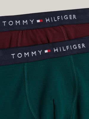 2 pack boxer aderenti signature multicolore da bambini tommy hilfiger