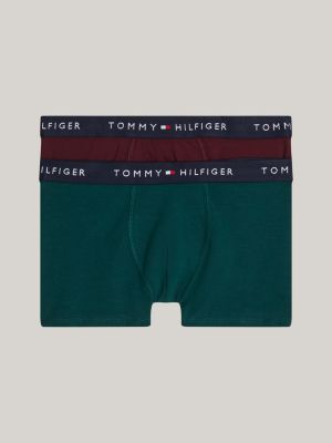 2 pack boxer aderenti signature multi da bambini tommy hilfiger