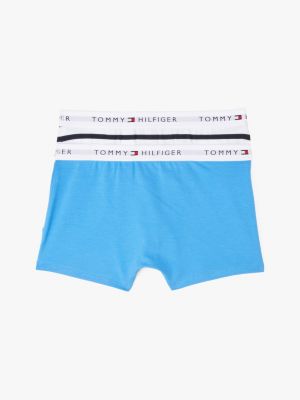 lot de 2 boxers signature plusieurs couleurs pour garçons tommy hilfiger