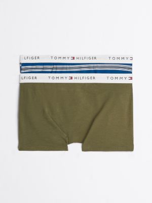 pack de 2 calzoncillos trunk signature gris de niños tommy hilfiger