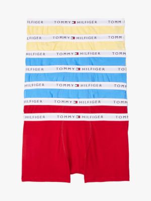 multi signature set van 7 boxershorts voor jongens - tommy hilfiger