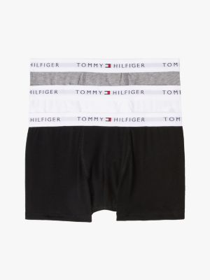 3 pack boxer aderenti signature con logo multi da bambini tommy hilfiger