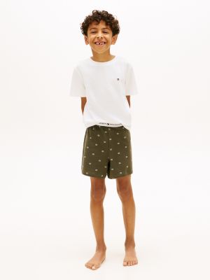 multi signature essential pyjama mit shorts für jungen - tommy hilfiger