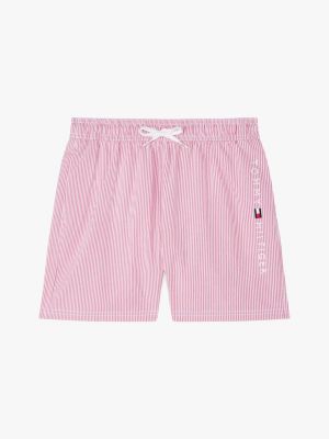 multi original ithaca stripe mid length swim shorts for boys tommy hilfiger